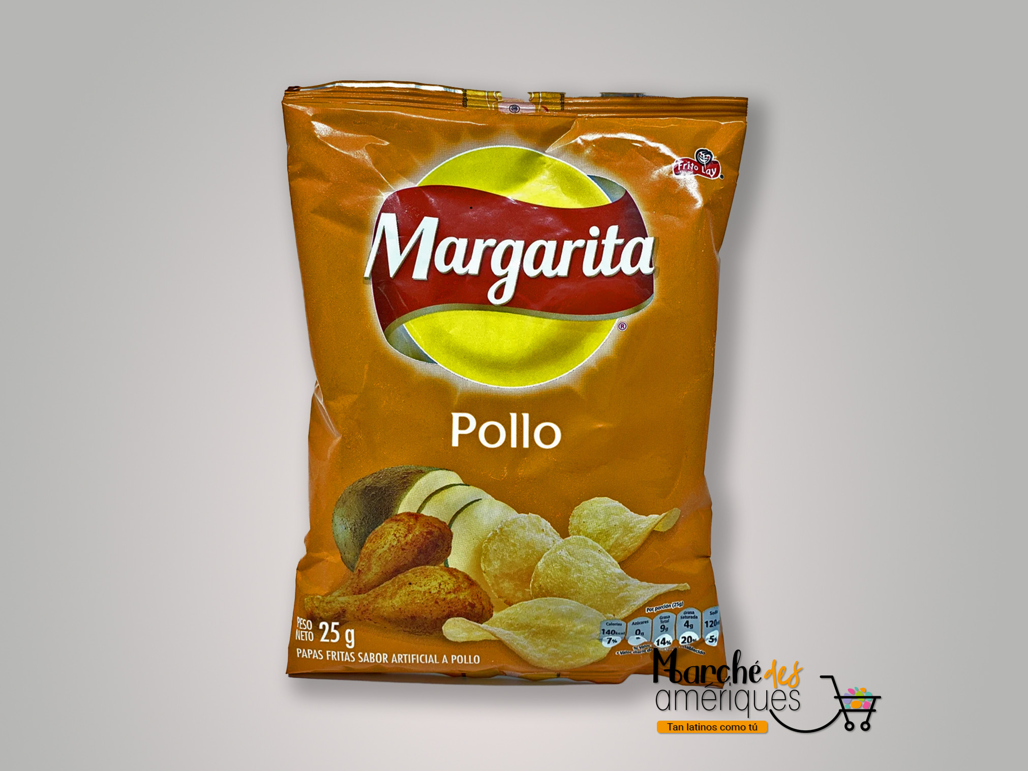 PAPAS POLLO MARG 25 g